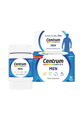 Centrum Men Specially Formulated Multivitamin for Men, 30 Tablets