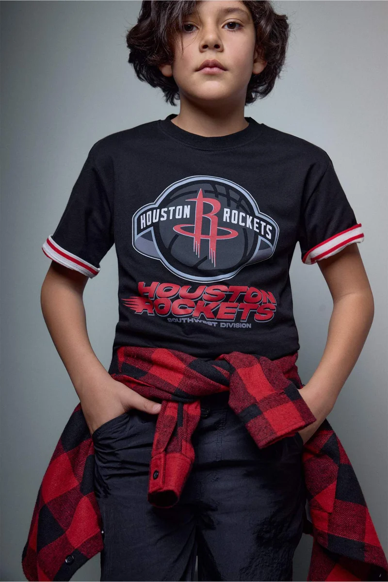 ديفاكتو Boy NBA Houston Rockets T-Shirt