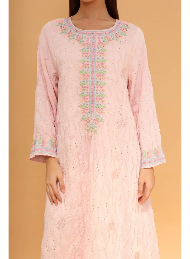 IKKXA Petal Jalabiya IK1100 Peach