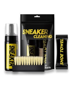 ASIV Shoe Cleaner Kit, Shoe Cleaner Kit for Sneaker, Water-Free Foam Sneaker Cleaner 5.3Oz with Shoe Brush and Microfiber Clothing Towel, Premium Sneaker Cleaning Travel Kit Work on Most Shoes  - Image 1