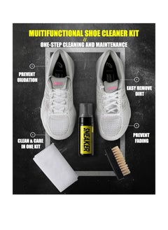 ASIV Shoe Cleaner Kit, Shoe Cleaner Kit for Sneaker, Water-Free Foam Sneaker Cleaner 5.3Oz with Shoe Brush and Microfiber Clothing Towel, Premium Sneaker Cleaning Travel Kit Work on Most Shoes  - Image 2
