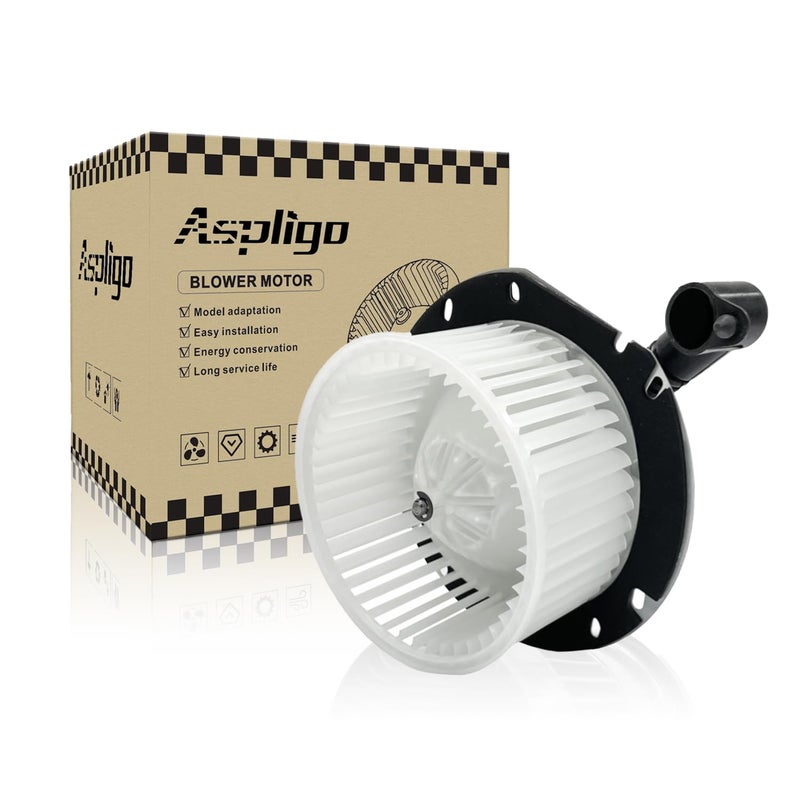 Aspligo 700019 Front AC Heater Blower Motor Fan Front Fit for Ford Explorer 19952001Ranger 19982011Explorer Sport Trac 20012005 Compatible with Mercury Mountaineer 19972001 PM289 MM844 PM271