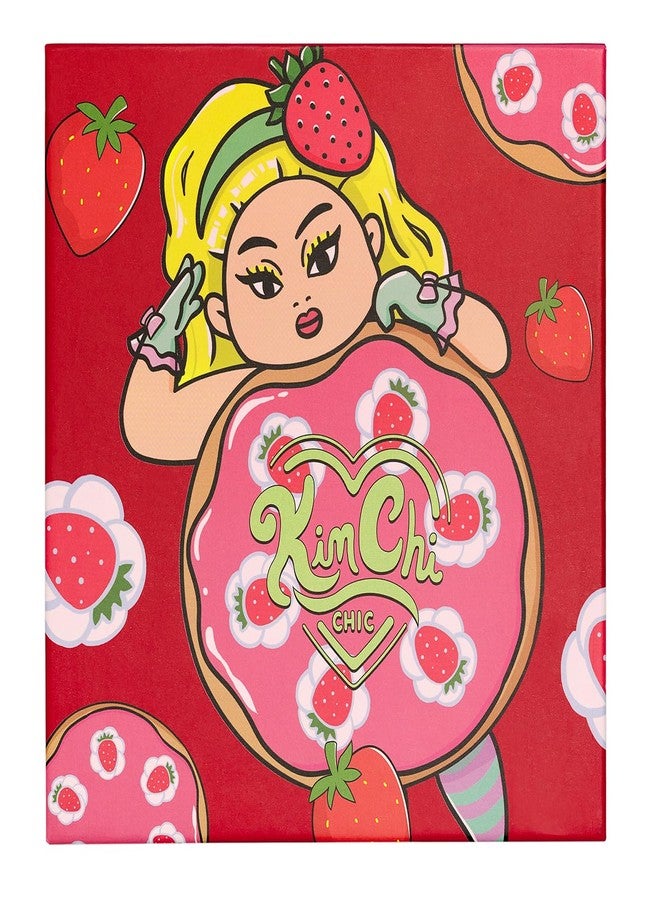 Kimchi Chic مجموعة ظلال العيون كيمتشي شيك دونات - 16 ظل غير لامع، صبغة، و glitters، متعددة الاستخدامات لمظهر النهار إلى الليل، خالية من القسوة، فراولة وكريمة - Image 2