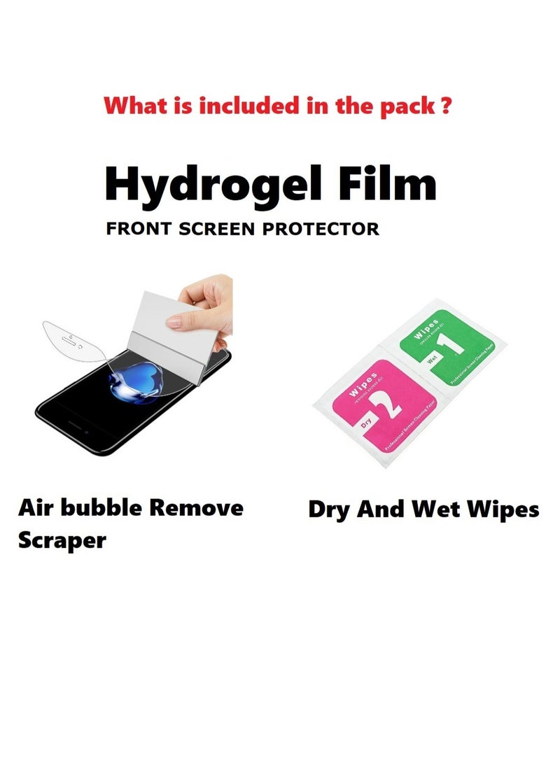Unipha - Flexible TPU Screen Protector Designed For vivo V23 Pro Clear HD Self Healing Unbreakable Film - Image 1