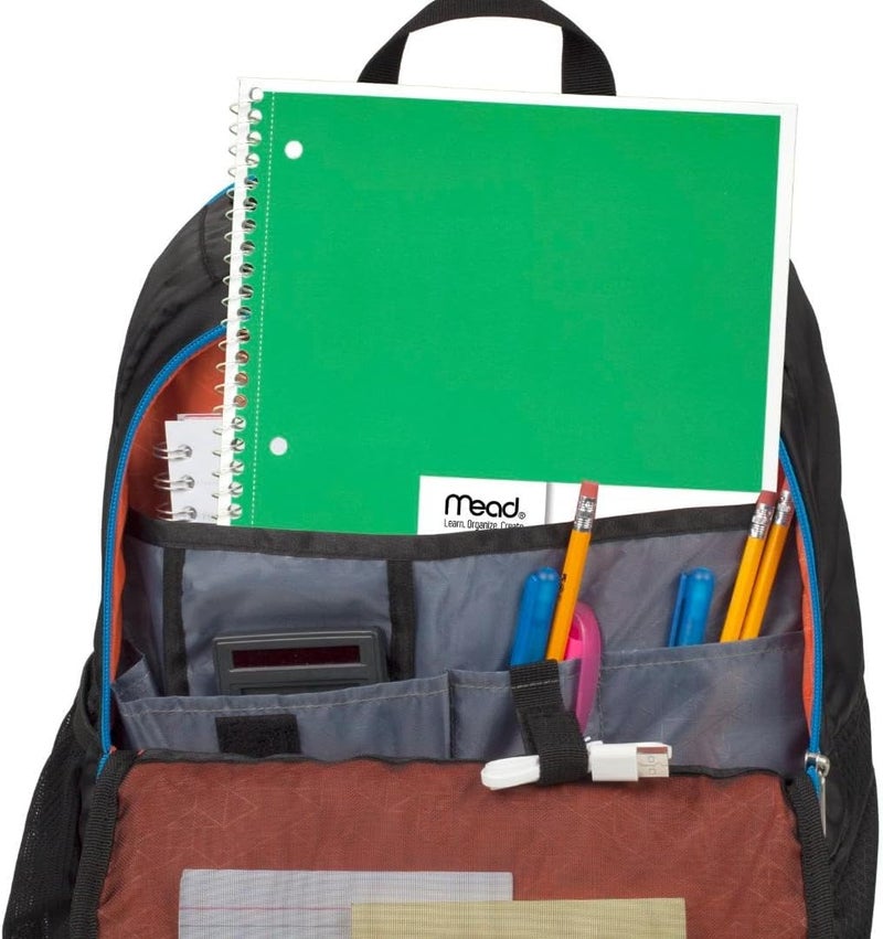 Mead Spiral Notebook, 6 Pack, 1 Subject, Wide Ruled Paper, 7-1/2" x 10-1/2", 70 Sheets per Notebook, Colors Will Vary (930201-ECM25) - Image 5