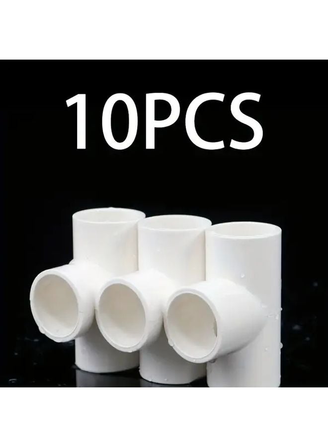 10PCS 12 34 1 Inch PVC Pipe Elbow Fittings With 2PCS Water Pipe Sealing Tape - Image 1