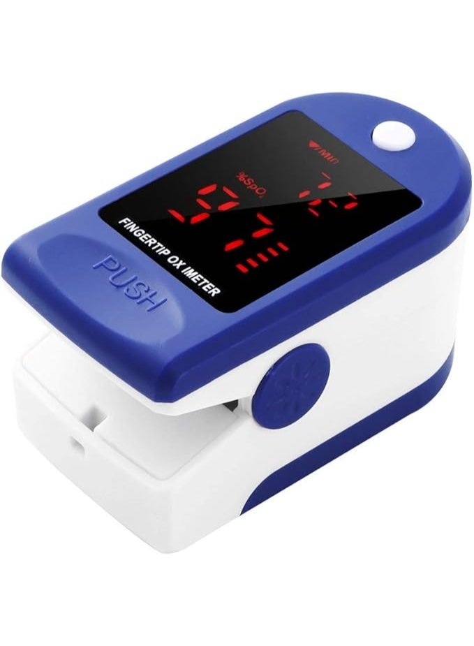 Pulse Oximeter - Accurate Oxygen & Pulse Monitor for Children and Adults with LED Display and Lanyard - Image 1