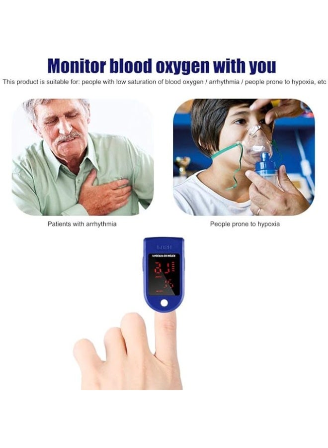 Pulse Oximeter - Accurate Oxygen & Pulse Monitor for Children and Adults with LED Display and Lanyard - Image 3