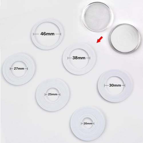 FULLCASE Coin Capsules 46mm with Foam Gasket and Plastic Storage Organizer Box, 6 Sizes (20/25/27/30/38/46 mm) Coins Collector Case Holder for Collection Supplies-168 Pieces - Image 2