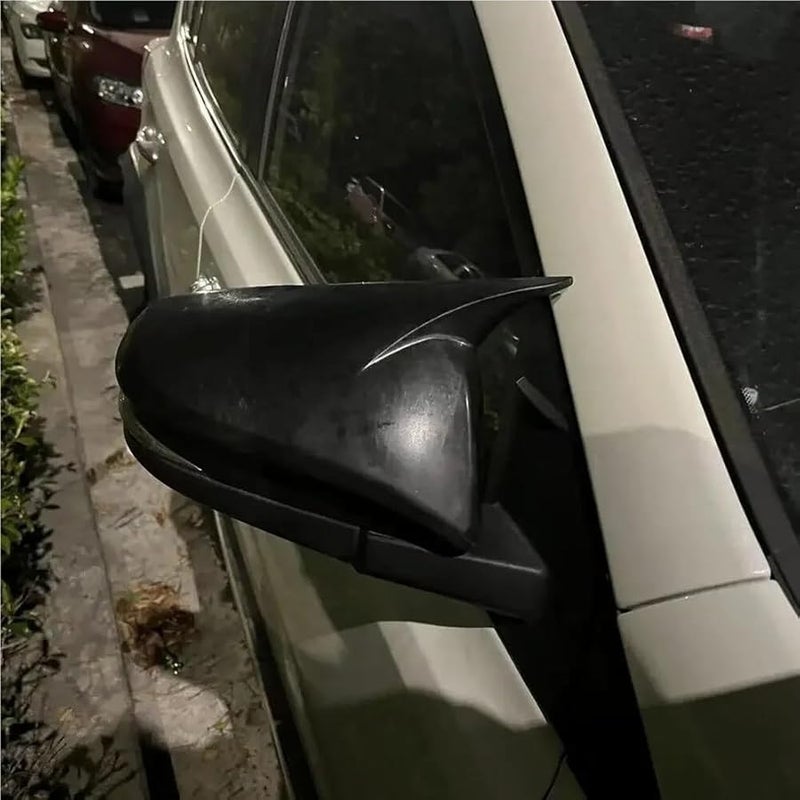 Carbon Fiber Rear View Mirror Cover For Toyota Highlander 2014 2020 - Image 4