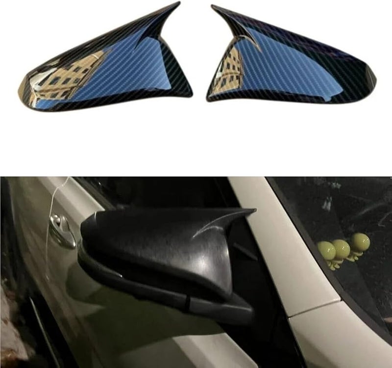 Carbon Fiber Rear View Mirror Cover For Toyota Highlander 2014 2020 - Image 3