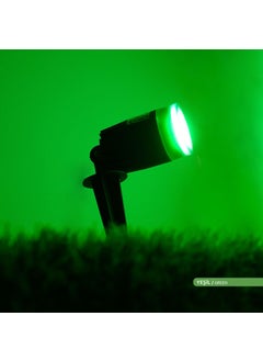 ACK Green Color PC Staked Lawn Fixture GU10 Socket Lawn Lighting  - Image 1