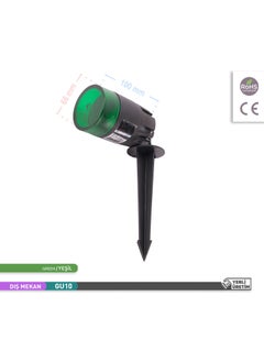 ACK Green Color PC Staked Lawn Fixture GU10 Socket Lawn Lighting  - Image 3