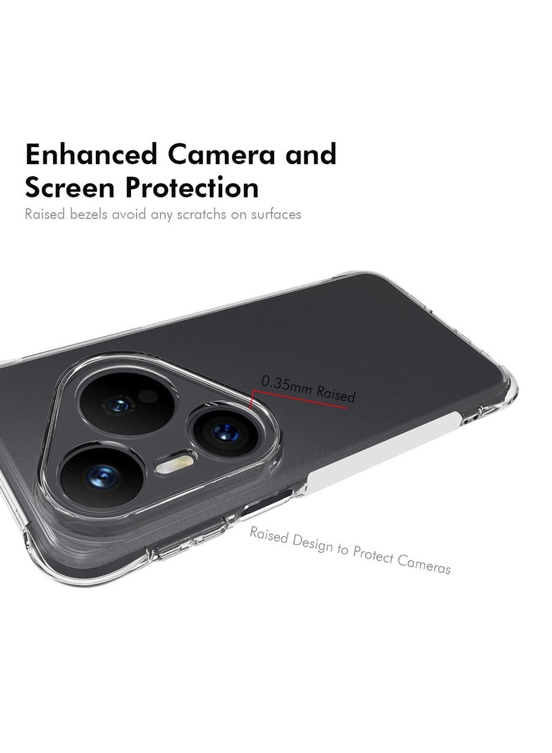 CHAPPELINE Huawei Pura 80 Pro 5G 2025 TPU Soft Corners with Hard PC Case Cover (MCTPTN) - Clear - Image 3