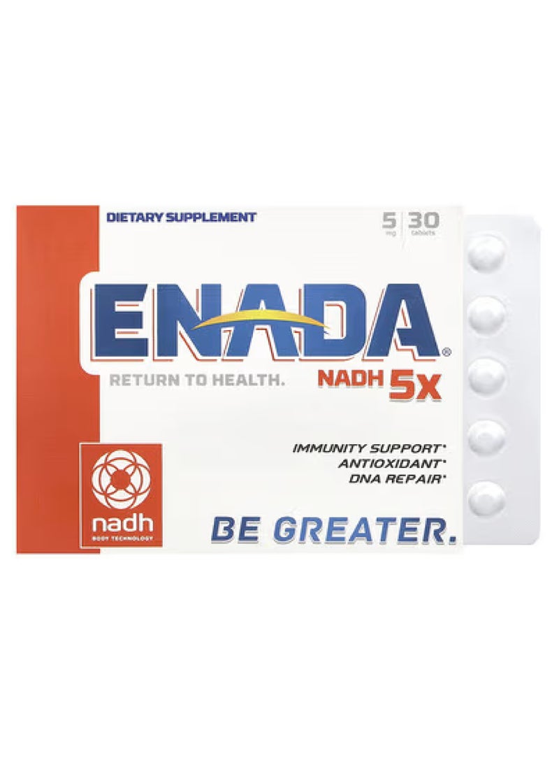 ENADA NADH 5x, 5 mg, 30 Tablets
