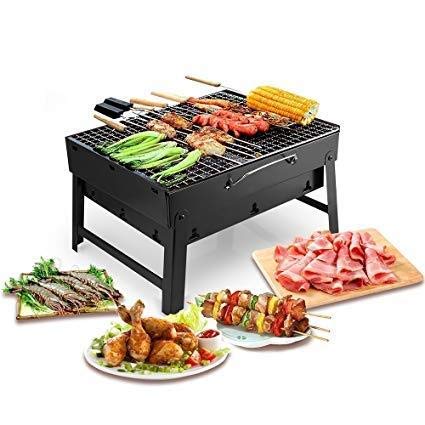 CALIST Folding Portable Outdoor Barbeque Charcoal BBQ Grill Oven - Image 5