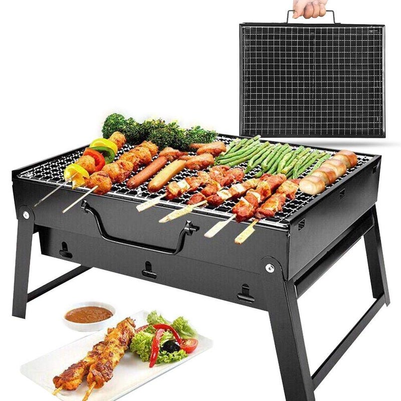 CALIST Folding Portable Outdoor Barbeque Charcoal BBQ Grill Oven - Image 1