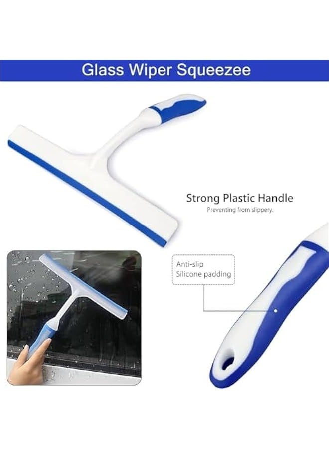 TRASSLE Car Detailing Set Car Wash Cleaning Tools Kit with Bag Collapsible Bucket Wash Mitt Sponge Towels Tire Brush Window Scraper Duster Complete Interior Car Care Kit  - Image 5