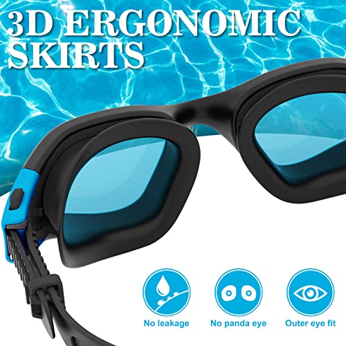 WIN.MAX Polarized Swimming Goggles Swim Pool Goggles Anti Fog Anti UV No Leakage Clear Vision for Men Women Adults Teenagers - Image 4