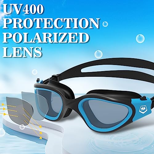 WIN.MAX Polarized Swimming Goggles Swim Pool Goggles Anti Fog Anti UV No Leakage Clear Vision for Men Women Adults Teenagers - Image 2