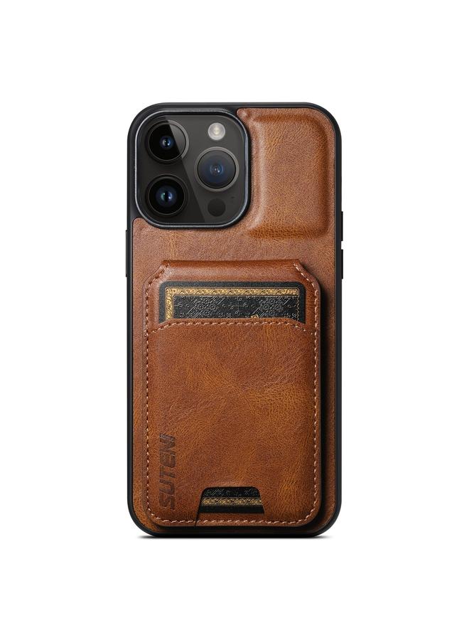 Suteni Case For iPhone 13 Pro H02 Leather Wallet Stand Back Phone Case - Image 1