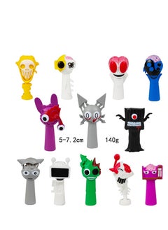 Y&D 12 Piece Sprunki  Figures The Sprunki  Action Figure Toys For Fans Sprunki Series Figures Model Birthday Cake Toppers 