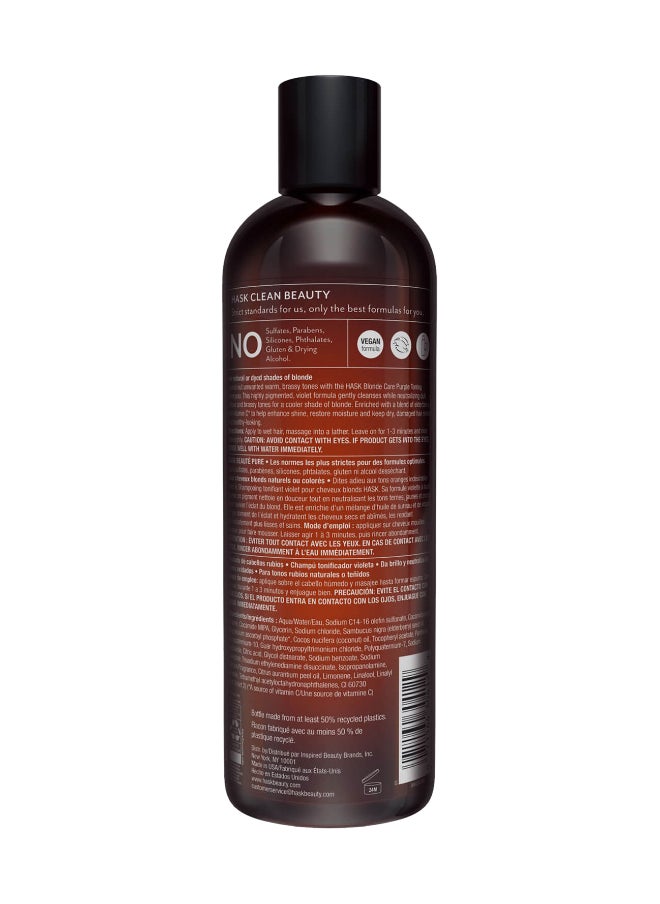 HASK Blonde Care Purple Toning Shampoo 355ml  - Image 2