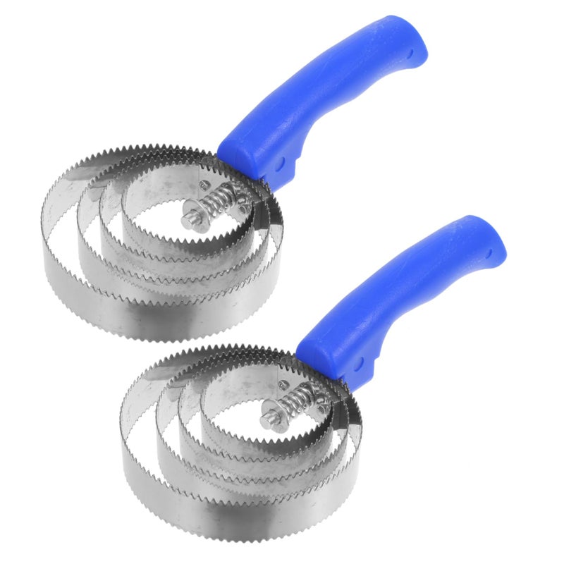 2Pcs Stainless Steel Horse Grooming Brush Hair Remover Lightweight Easy Clean Livestock Cattle Tail Brush - Image 2