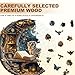 WOODBESTS Wooden Puzzles for Adults Moonlit Owl Wooden Jigsaw Puzzle Unique Animal Wood Puzzles AdultXmas Puzzle Gifts for Puzzles Lovers100 Pcs S 85x85 - Image 4