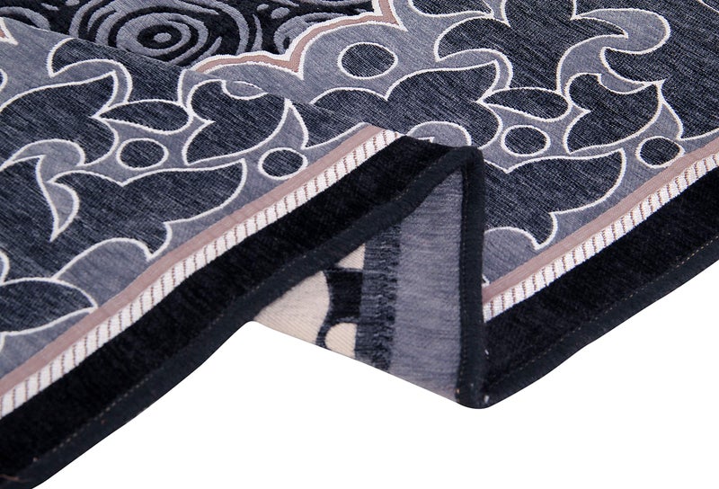 Braids Home Jacquard Weaved Premium Living Room Carpet and Area Rug -(5ft x 7 ft, Multicolor) - Image 4