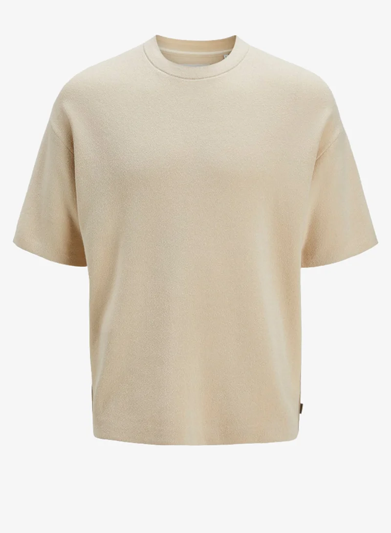 JACK & JONES Casual Regular Fit Crew Neck T-Shirt