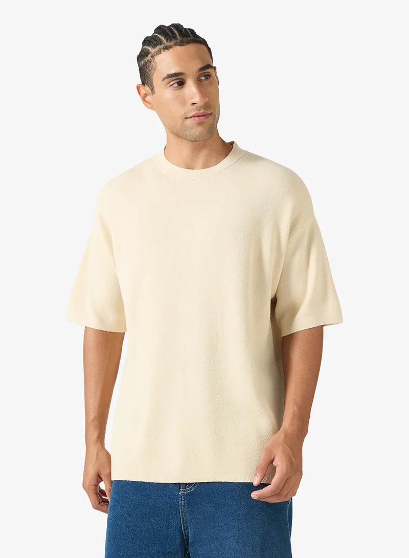 Casual Regular Fit Crew Neck T-Shirt