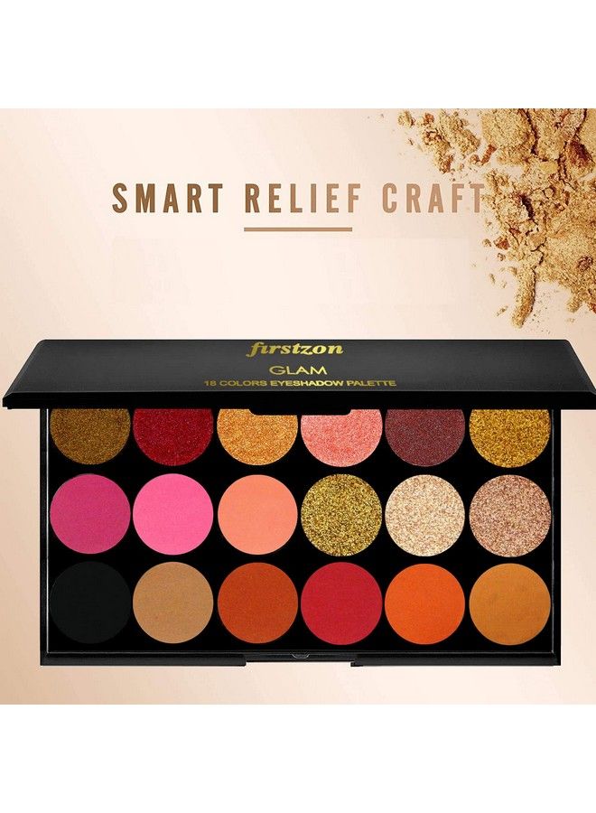 FIRSTZON 18 Color Combo Eyeshadow Palette Multicolor 22 G Matte & Shimmery Finish - Image 5