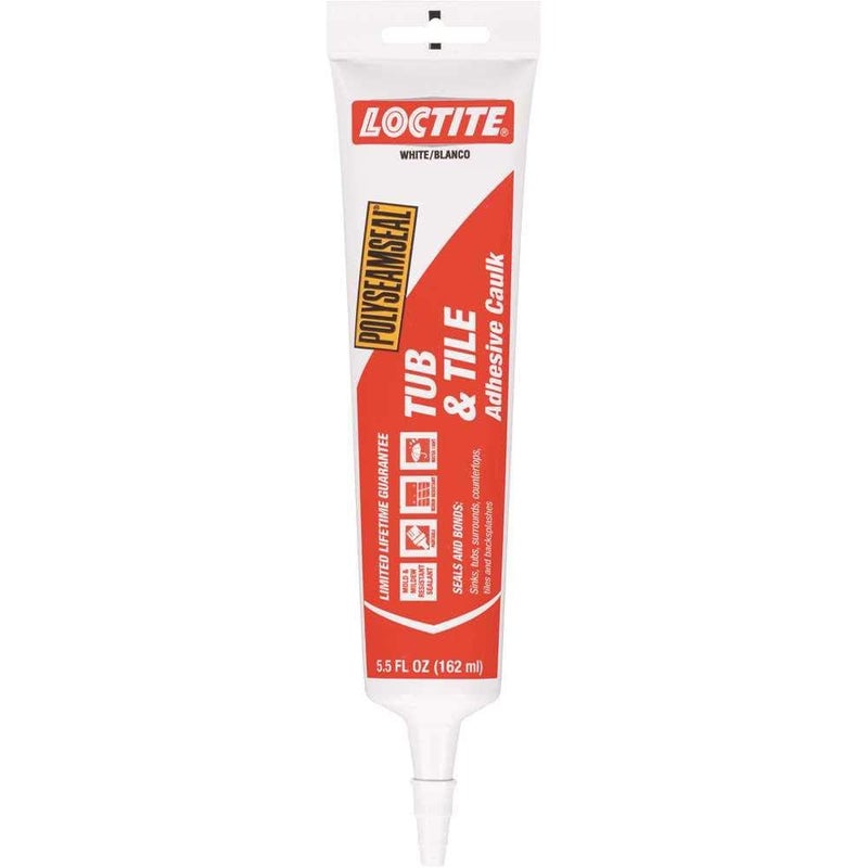 Loctite Polyseamseal Tub & Tile Adhesive Caulk 5.5 Ounce - Image 2