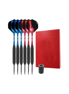 A Pack of 6 Steel Pointed Darts Professional Metal Dart Sets High Quality Aluminum Arrow Rods Darts and Dart Sets Dart Protectors Dart Board Sets Accessories