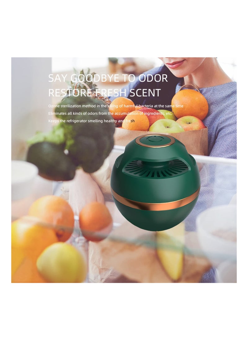SYOSI - USB Fridge Deodorizer, Rechargeable Refrigerator Reusable Deodorizer, Refrigerator Air Freshener, Refrigerator Odor Eliminator, Beats Baking Soda and Bamboo Charcoal Air Purifying Bag - Image 1