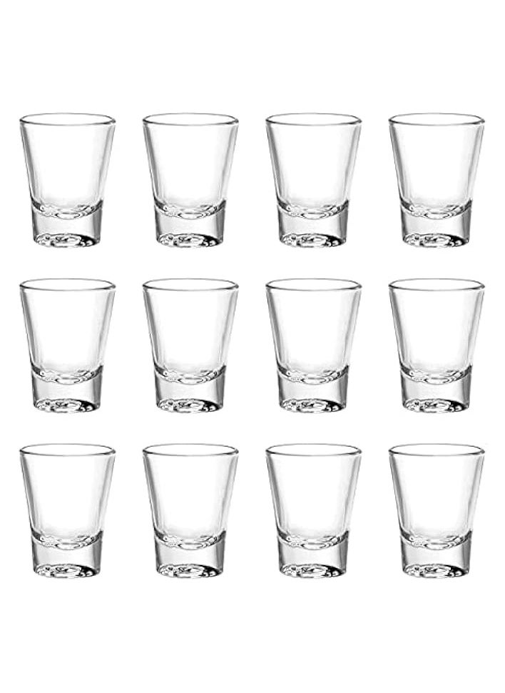 erorex Shot Glass, Set Of 12, Clear, 60 Ml, P00110, Shot Glass, Shooter Glass, Liquor Glass, Sipping Glass, Tiny Tumbler  - Image 2
