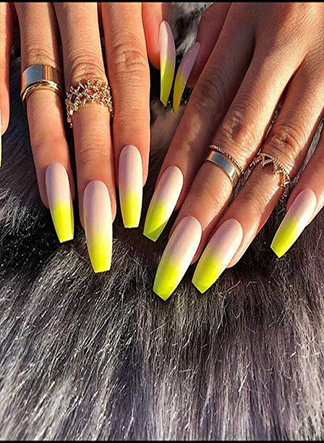 YIMART 500pcs French Nail Tips Cowboy Flat Head False Acrylic Nails Coffin Nail Art Tips For Decoration Nails Salon (Clear With Box) - Image 5