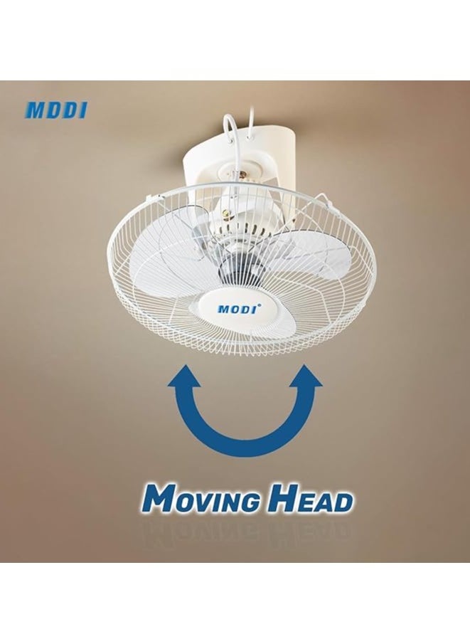 Generic 16-inch Orbit fan-45W White Cooling Fan with 3 Speed Choices,360 Degree Oscillating Fan for Home, Office,Living Room,Bedroom,(2pc,pack)  - Image 3