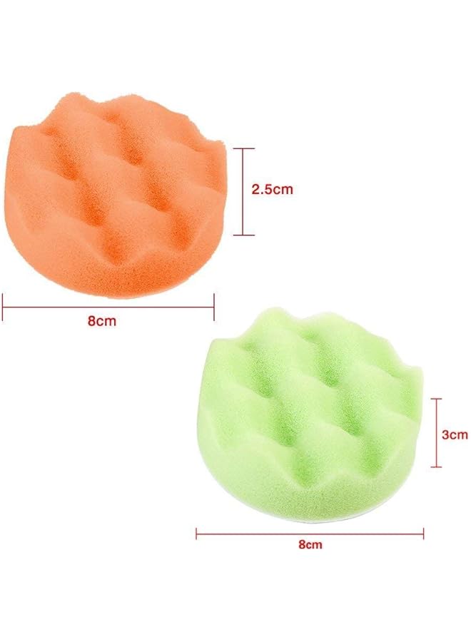 الكبريت مجموعة وسادات تلميع وتلميع السيارات من 19 قطعة - Image 4