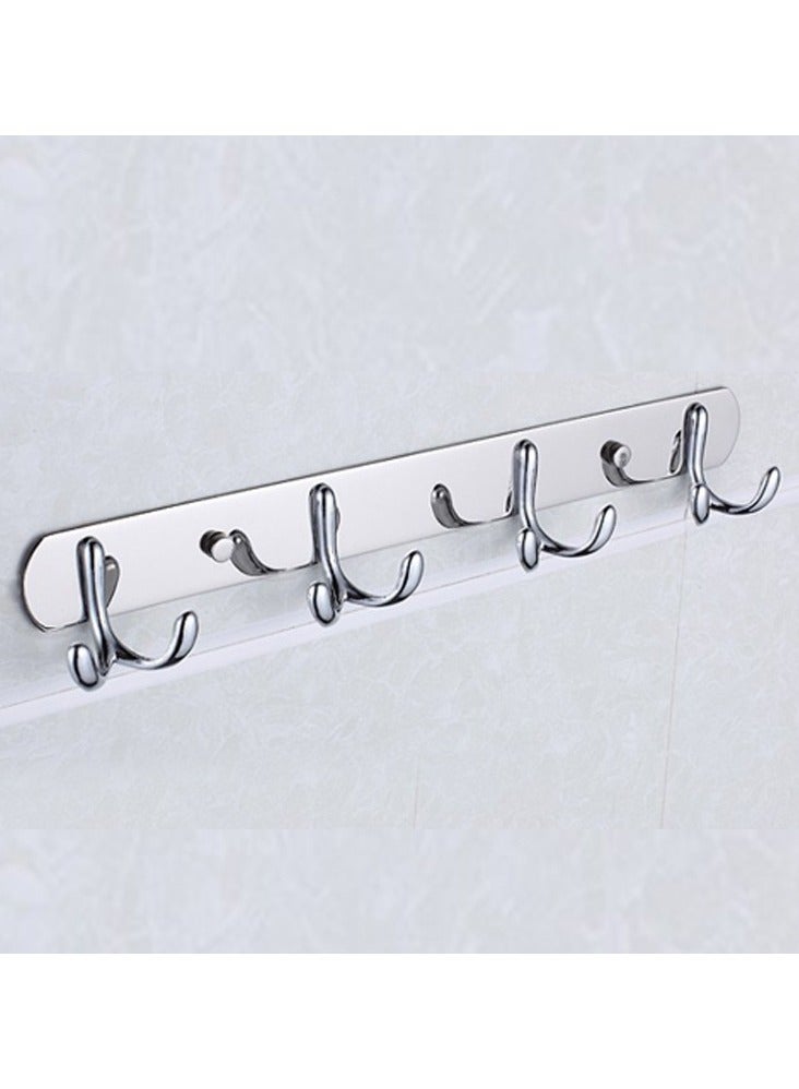 Loquat Stainless Steel Rabbit Ear Bathroom Hooks, 4 Hooks
