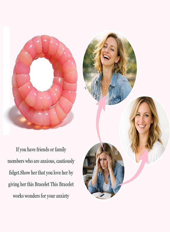 Frodete Bodhi Fidget Bracelet Bodhi Seed Bracelet Stretch Fidget Bracelet for Women Protection Healing Jewelry Gifts Anxiety Relief Items - Image 2