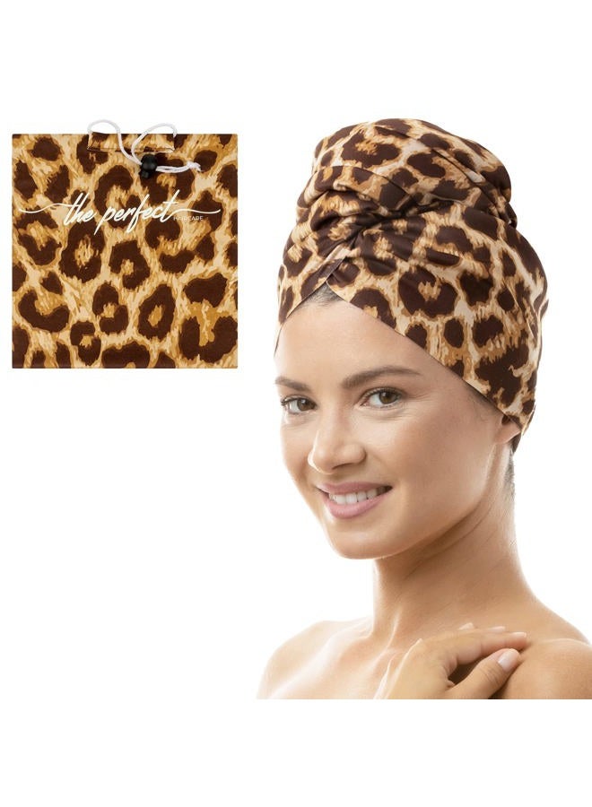 THE PERFECT HAIRCARE Microfiber Hair Towel Wrap for Women - Gift and Travel - Smooth like Silk - Curly, Wavy, Straight Hair Girls - Plopping Essential - Anti-Frizz, Fast Drying, Works Better than a Cotton T-Shirt - Image 1