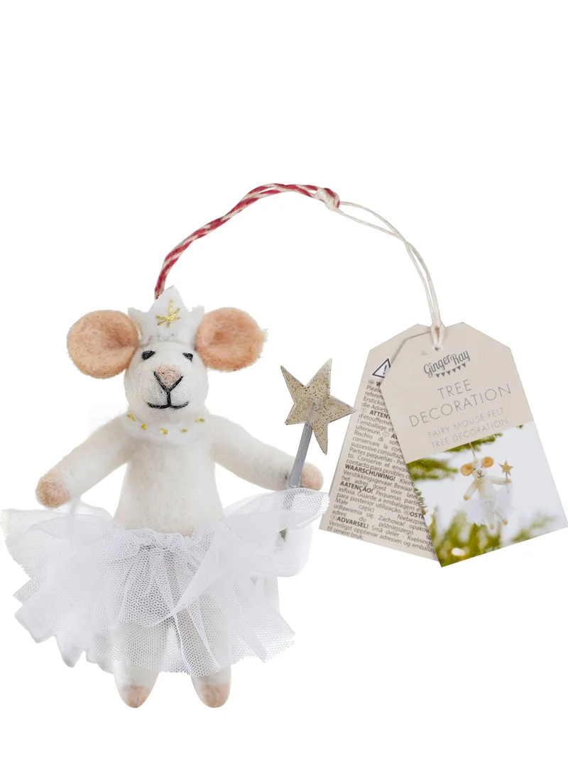 Ginger Ray Tree Decoration Fairy Mouse