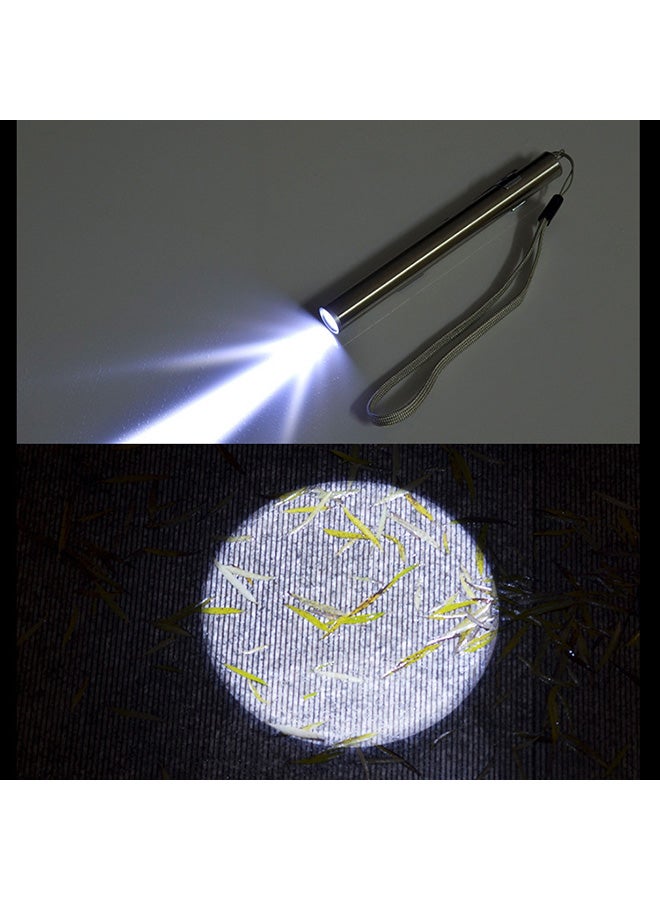 USB Rechargeable LED Flashlight Multicolour 15x3x3cm - Image 3