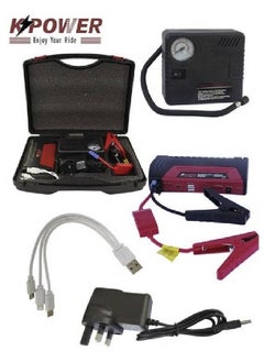 KPOWER High Power Car Jump Start 300A With Air Compressor  - Image 1