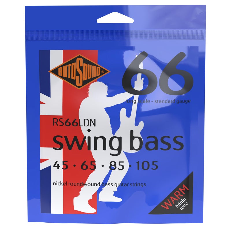 Rotosound RS66LDN Nickel Bass Guitar Strings (45 65 85 105)