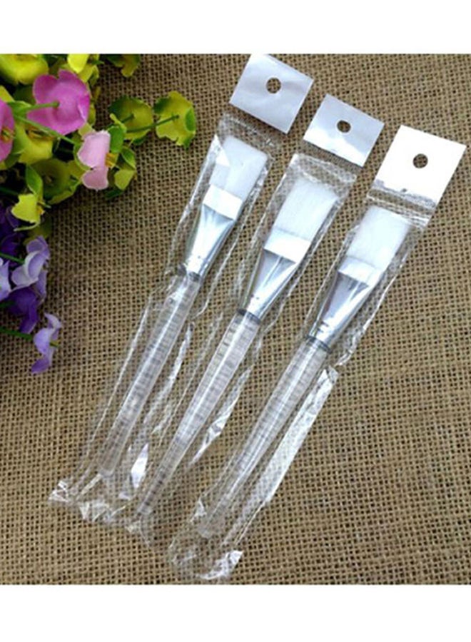 Beauenty 3-Piece Facial Mask Brush Kit White/Silver - Image 2