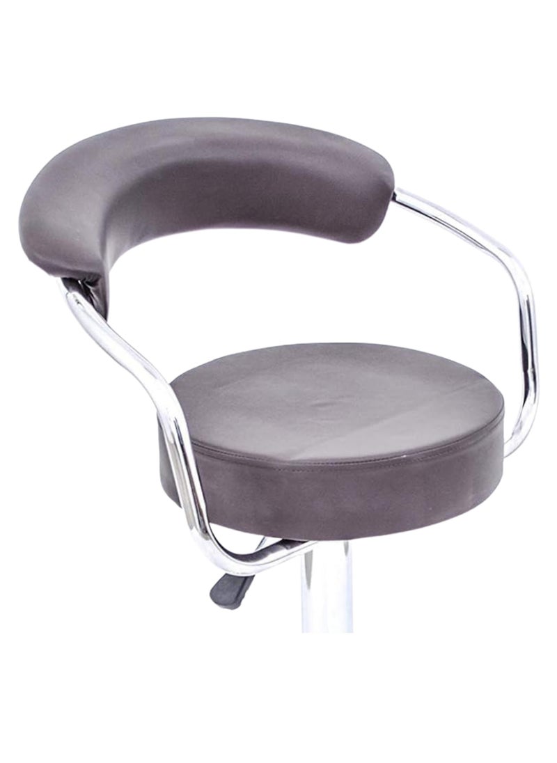 PixelsFurniture Pixels Furniture Adjustable Modern Design Swivel Leather Bar Stool for Home Kitchen with Backrest and Footrest  - Image 2