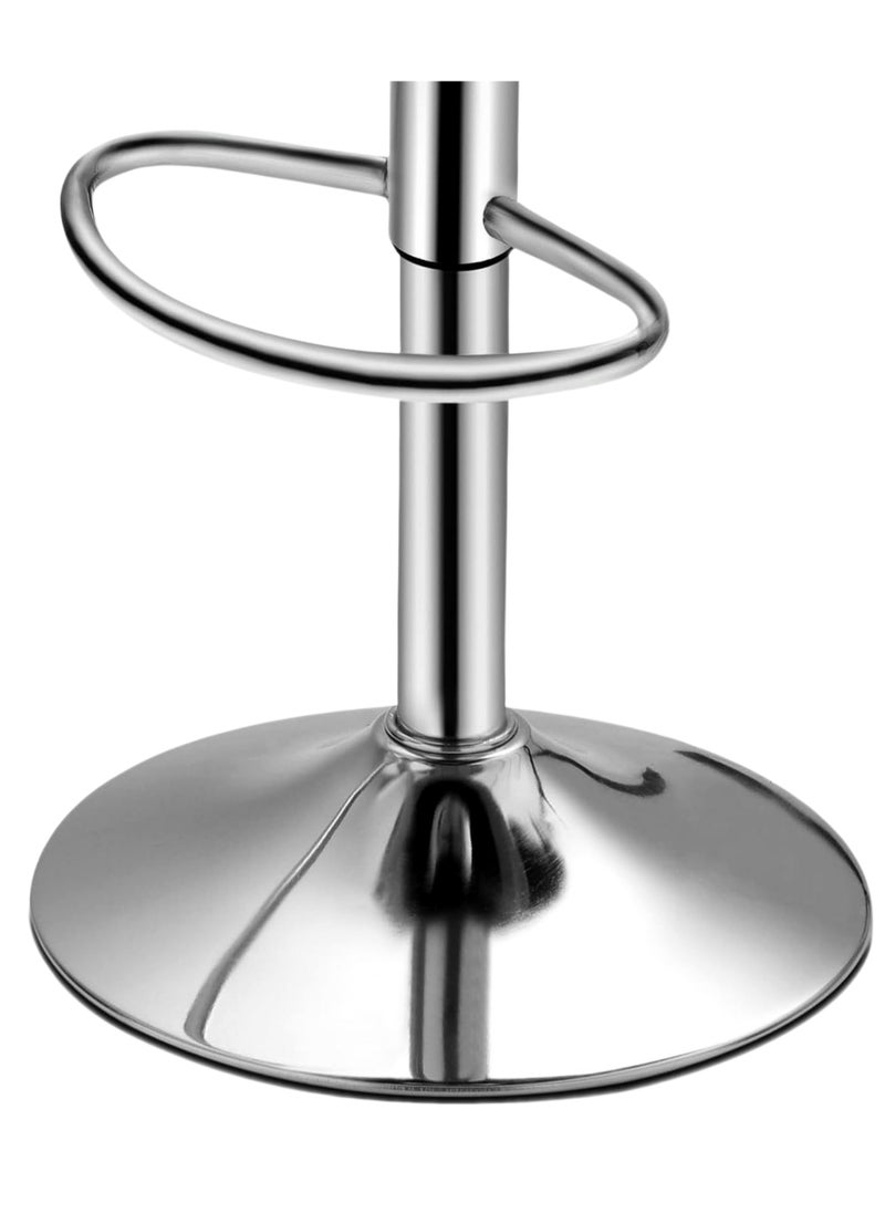 PixelsFurniture Pixels Furniture Adjustable Modern Design Swivel Leather Bar Stool for Home Kitchen with Backrest and Footrest  - Image 3